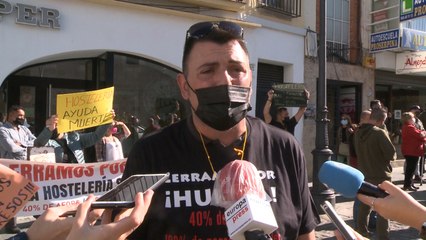 Hostelero: "Por desgracia cada día hay más cierres de compañeros"