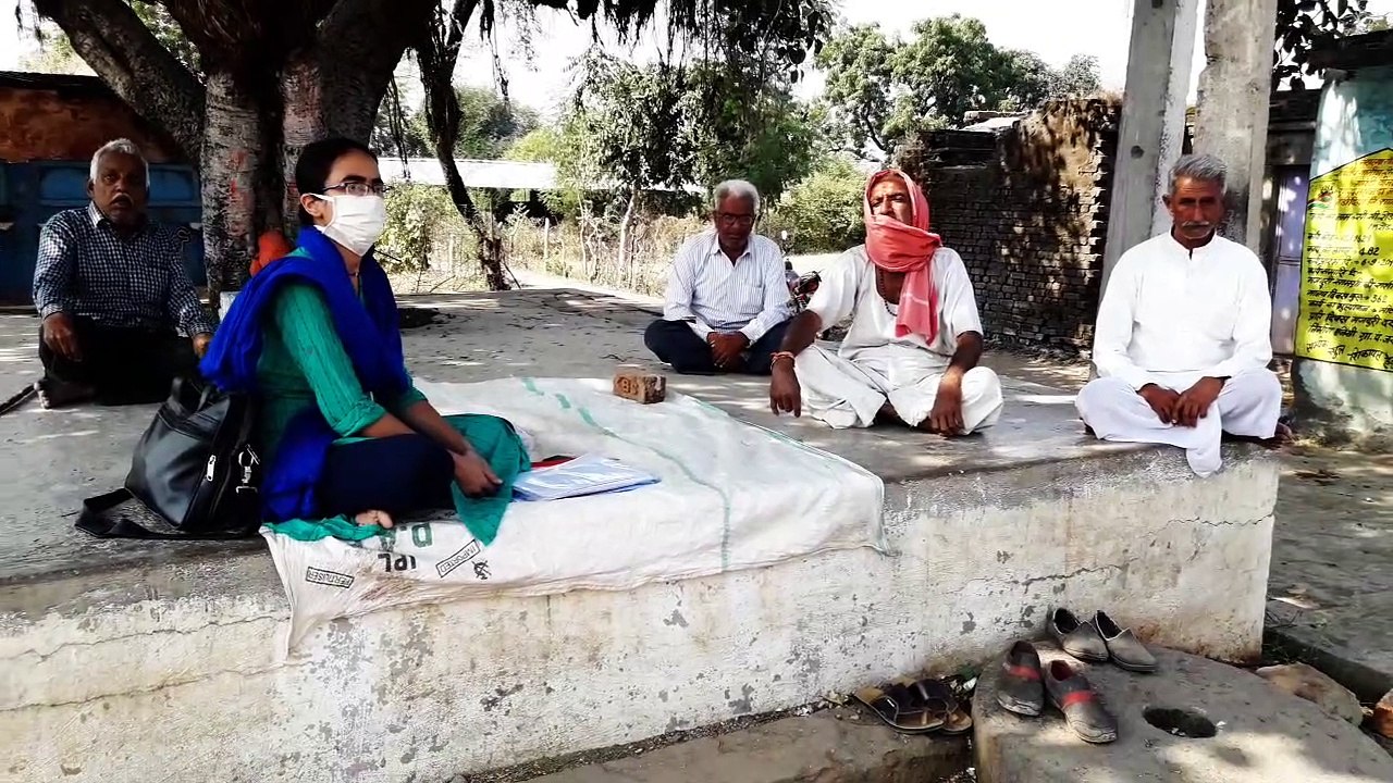 राजस्व अभियान के तहत मोहन बड़ोदिया के जसवाडा  में लगाया गया कैंप: पटवारी रहे मौजूद