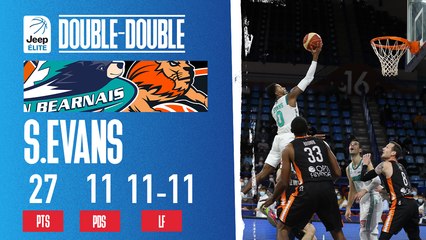 Double Double pour Shannon Evans (27 PTS - 11 PDS) Vs Le Mans