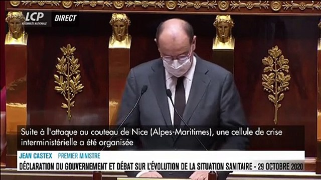 Attentat à #Nice : La réponse du gouvernement sera ferme, implacable et immédiate , dit @JeanCASTEX , qui a décidé de porter le plan Vigipirate au niveau 'urgence attentat' sur l'ensemble du territoire national .