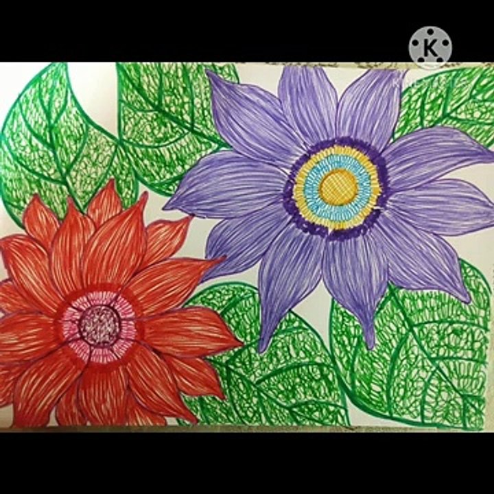 Mandala Flowers Art drawing Petter