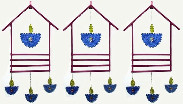 DIY Diwali Wall Decoration | Diya Wall Hanging | Diwali Decoration Ideas for Home | Diwali Wall Decoration Ideas | Diwali Craft 2020