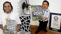 Ozuna le cumplió un sueño a Edward Niño, el hombre más pequeño del mundo