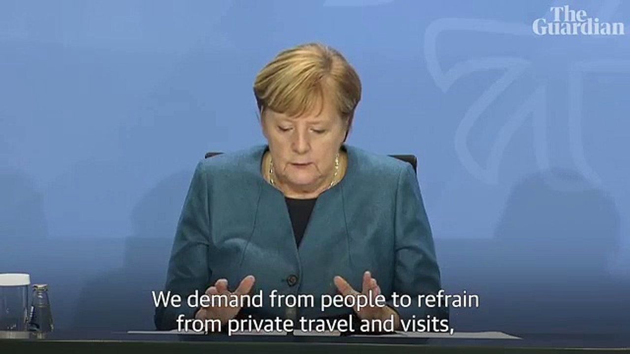 Angela Merkel outlines new coronavirus restrictions for Germany video