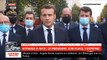 les déclarations d'Emmanuel Macron depuis Nice quelques heures après l'attaque: 