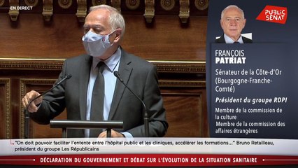 « Les réflexes politiciens ne feront que rajouter de la crise à la crise », affirme François Patriat