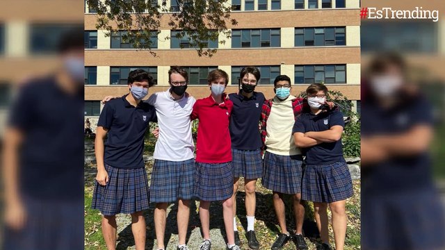 Estudiantes de secundaria en Canadá usan faldas para protestar contra el sexismo