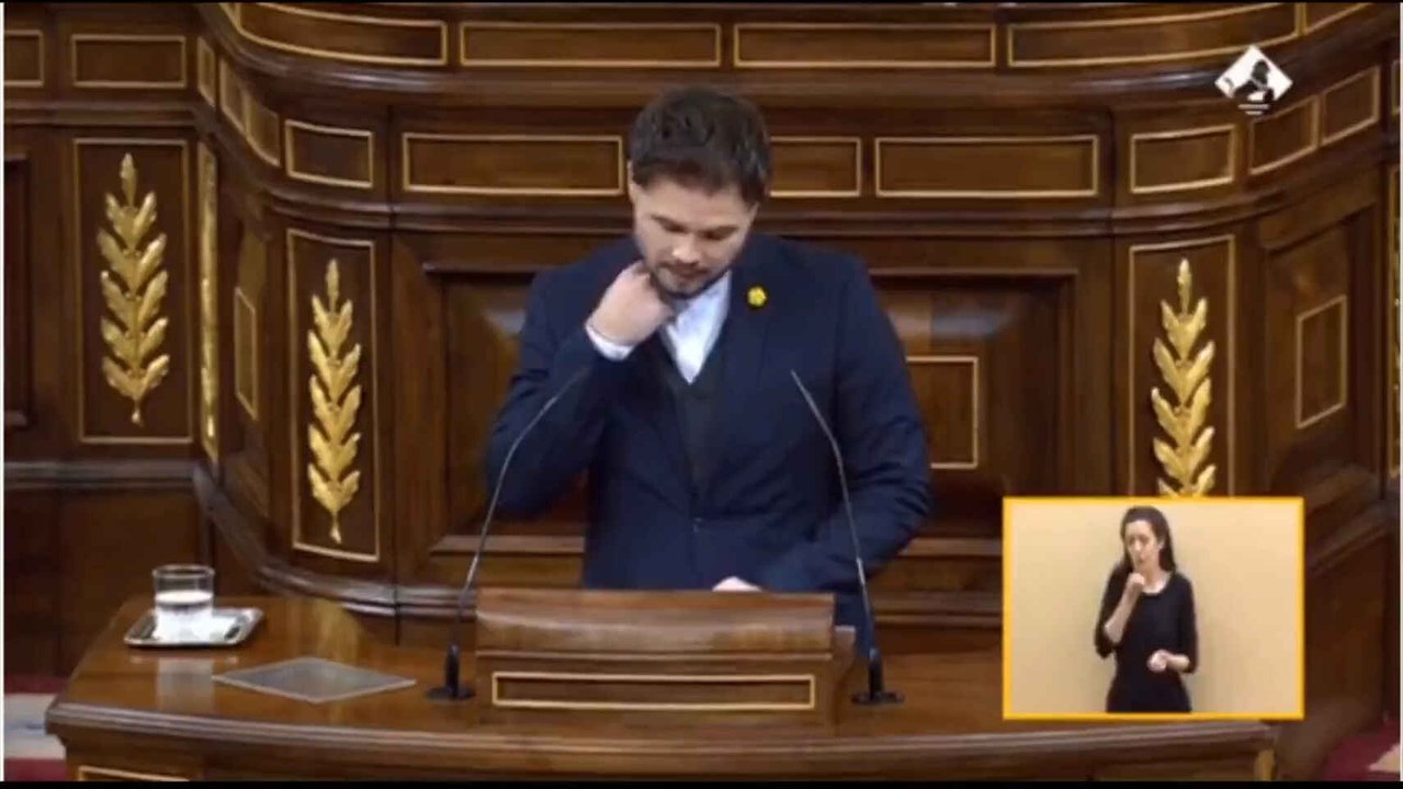 El zasca de Rufián a Santiago Abascal