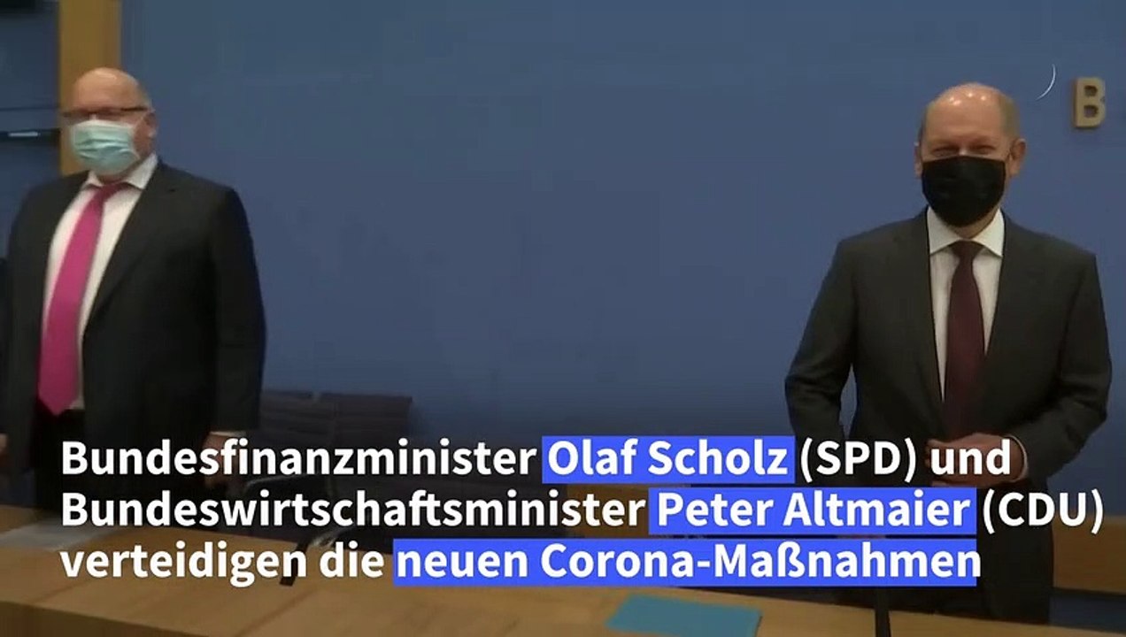 Corona-Maßnahmen: Scholz betont 'massive' staatliche Hilfen