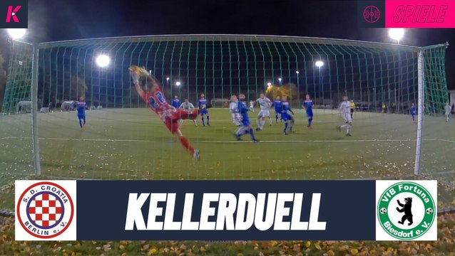 Vor Lockdown: Kellerkracher in Berlin | S.D. Croatia Berlin - VFB Fortuna Biesdorf (Berlin-Liga)