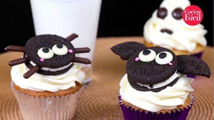 Cupcakes y galletas para Halloween y Día de Muertos