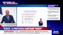 Jean-Michel Blanquer énumère le protocole sanitaire 