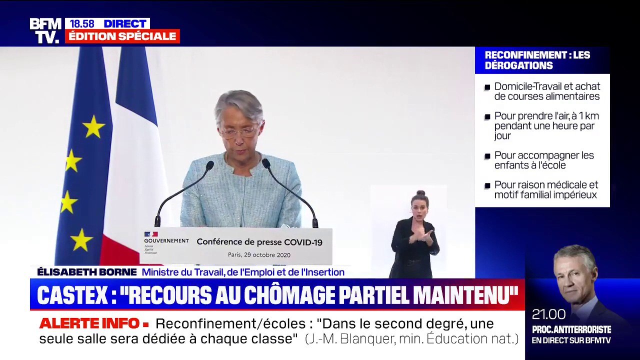 Élisabeth Borne: "Le télétravail n'est pas option"