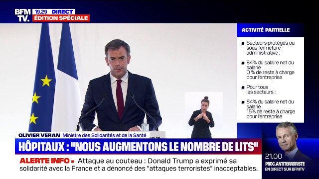Olivier Véran: Nous sommes en train d'atteindre les deux millions de tests PCR réalisés chaque semaine