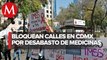 En CdMx, pacientes con VIH bloquean avenidas Reforma e Insurgentes