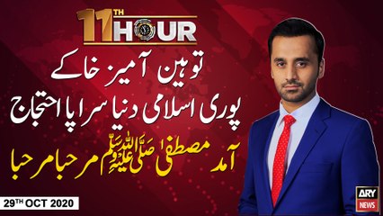11th Hour | Waseem Badami | ARYNews | 29th OCTOBER 2020
