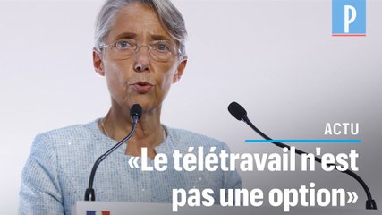 Reconfinement : "Le télétravail ne sera pas une option"
