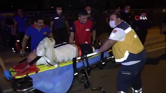 Sulama kanalına düşen şahsın yardımına polis ve itfaiye yetişti