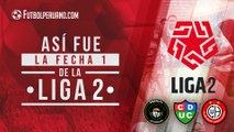Liga 2: Así culminó la primera jornada de la Segunda División del fútbol peruano