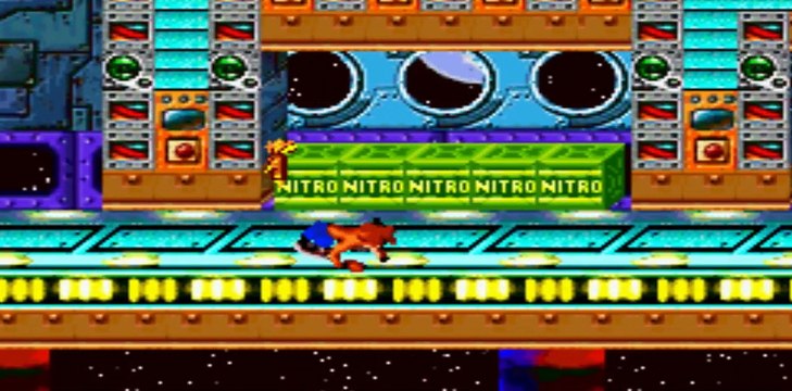 Crash Bandicoot : The Huge Adventure - Final Countdown Level 20 - Game Boy Advance GBA