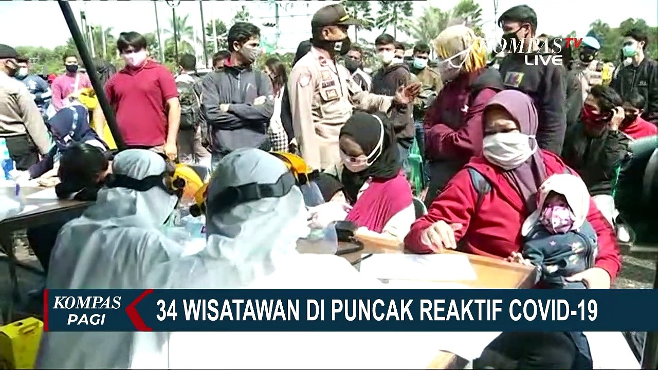 Gelar Tes Cepat Massal, 34 Wisatawan di Puncak Reaktif Covid-19