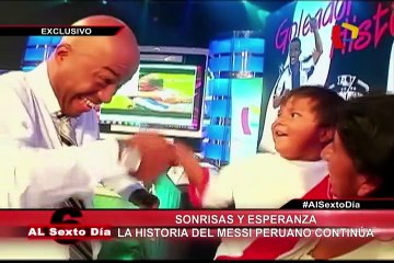 Jugadores de la Selección conocieron al pequeño Messi peruano en la Videna