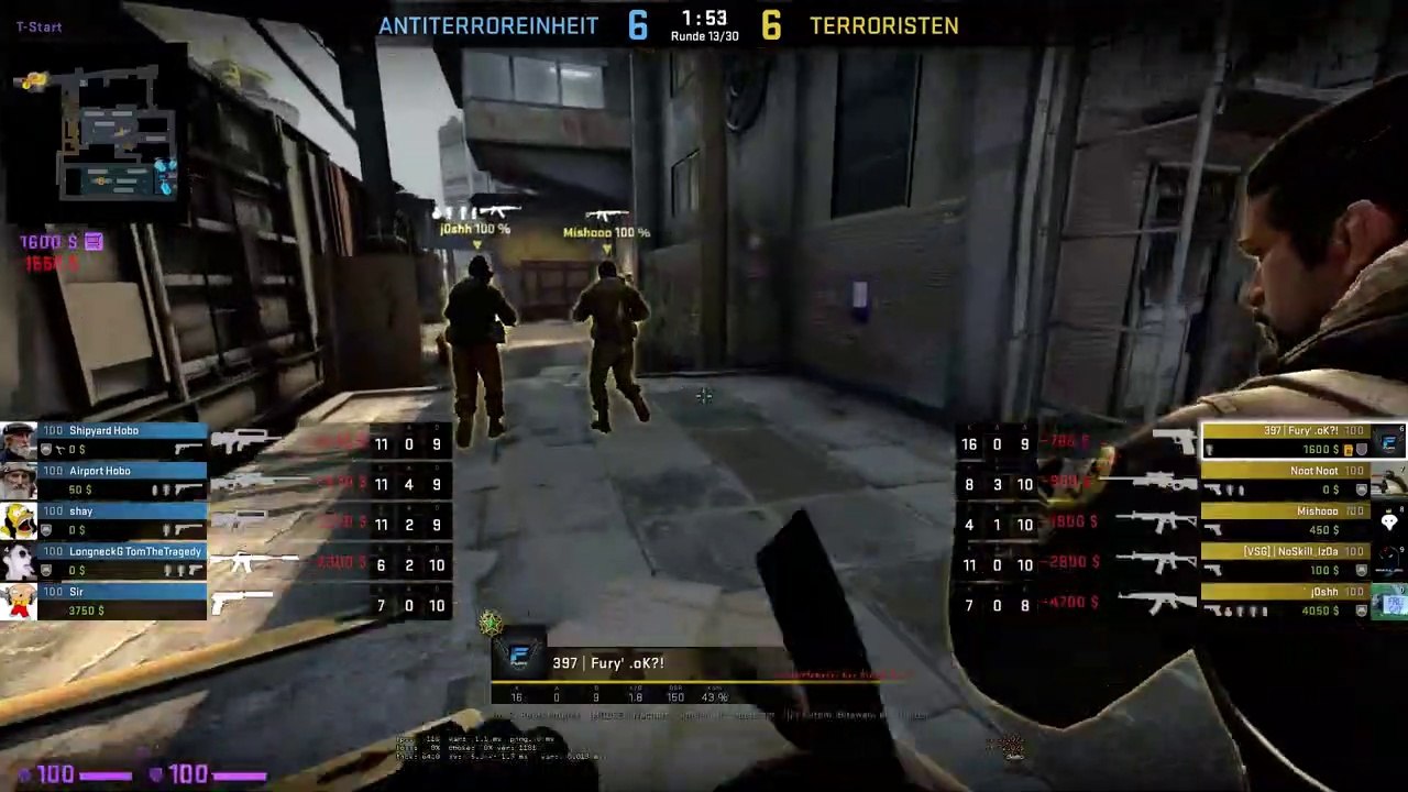 CSGO: Matchmaking on Train - ACE | FURY'