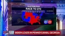 Joe Biden at 264 Electoral Votes, Takes Lead in Pennsylvania
