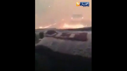 وهران: شباب يعيشون لحظات رعب بعد أن حاصرتهم النيران في غابة مداغ وينجون بفضل الله
