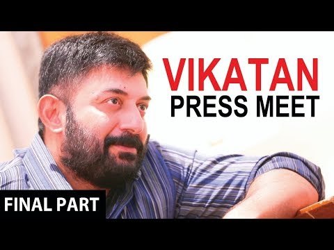 என்னோடு Simbu, Vijay Sethupathi, Arun Vijay பேசிய விஷயங்கள்! Arvind Swamy Vikatan Press Meet Final