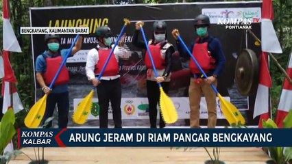 Tumbuhkan Pariwisata, Pemerintah Bengkayang Resmikam Arung Jeram di Riam Pangar