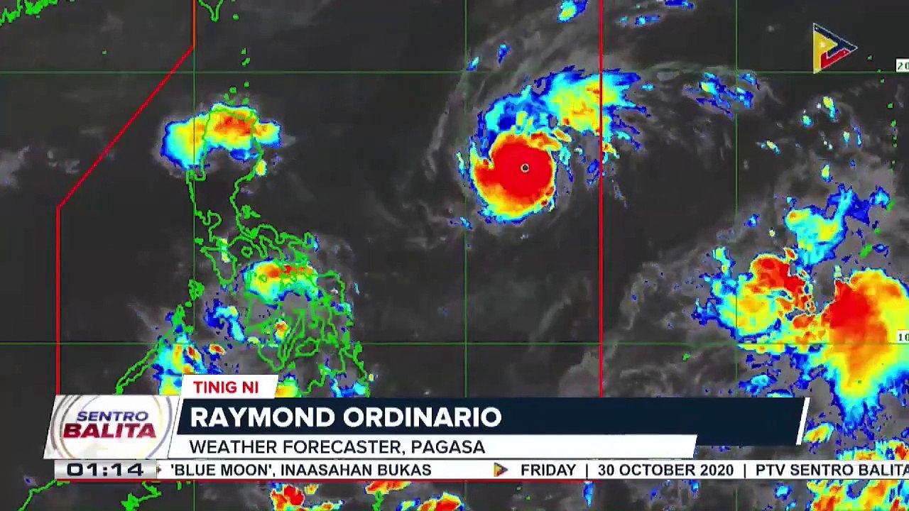 PTV INFO WEATHER: Bagyong #RollyPH, posibleng mag-landfall sa Linggo ng gabi o Lunes ng madaling araw