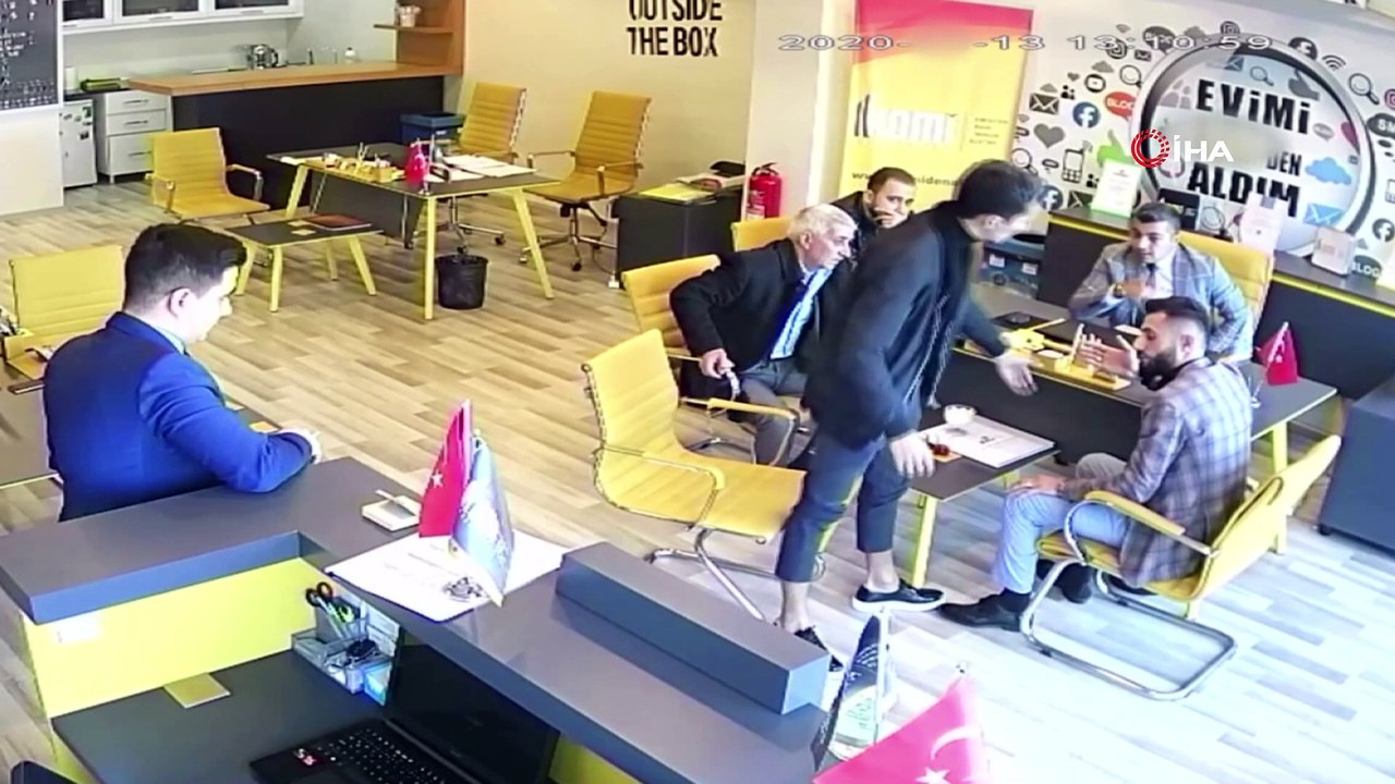 - Emlak ofisinde eski ortağa meydan dayağı- Eski dostlar düşman oldu
