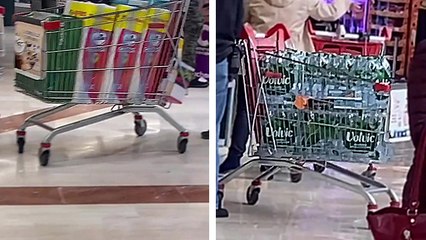 Les gens refont des stocks avant le reconfinement