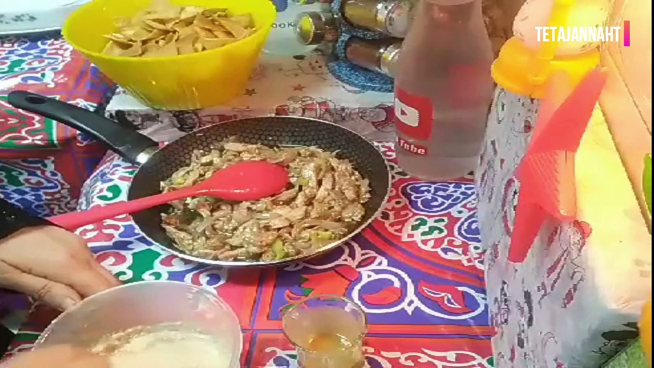 طريقة عمل #فتة الشاورما