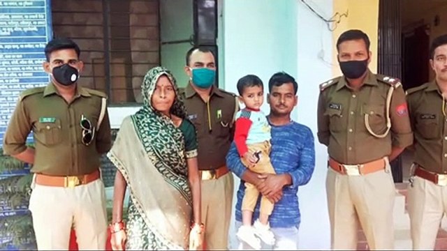 लखना में ऑपरेशन मुस्कान के तहत 4 साल की बच्ची को पुलिस ने ढूंढ कर माता-पिता को सौंपा