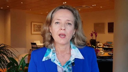 Nadia Calviño valora los datos del PIB del tercer trimestre del año