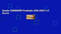 Honda CBR900RR Fireblade 2000-2003 Full Books
