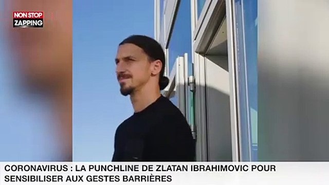 Coronavirus : la punchline de Zlatan Ibrahimovic pour sensibiliser aux gestes barrières (vidéo)