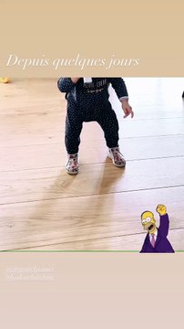 Maggy, la fille d'Alizée, fait ses premiers pas sur Instagram. Le 30 octobre 2020.