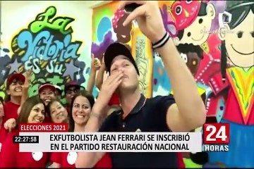 Jean Ferrari tras inscribirse en Restauración Nacional: "Gracias a George Forsyth por la invitación"