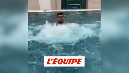 La rééducation aquatique de Tsonga - Tennis - WTF