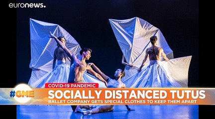 Ballet adapts to COVID-19 with socially distanced tutus