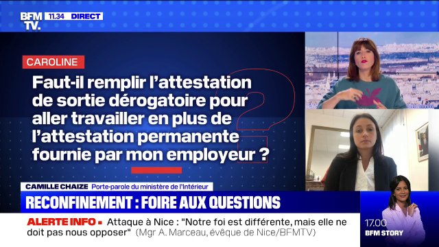 Travail, courses, écoles, célébrations de la Toussaint : BFMTV répond à vos questions sur les attestations
