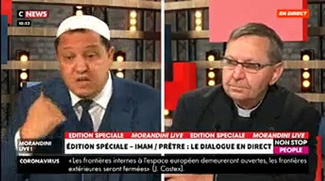 Attentat de Nice - Le dialogue bouleversant entre l'imam de Drancy et le prêtre Viot en direct ce matin dans Morandini Live