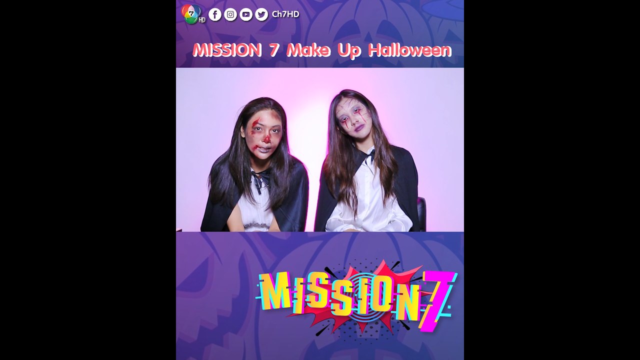 Happy Halloween ฝ้าย สุภาพร - สา อนิสา แต่งหน้าธีมผี