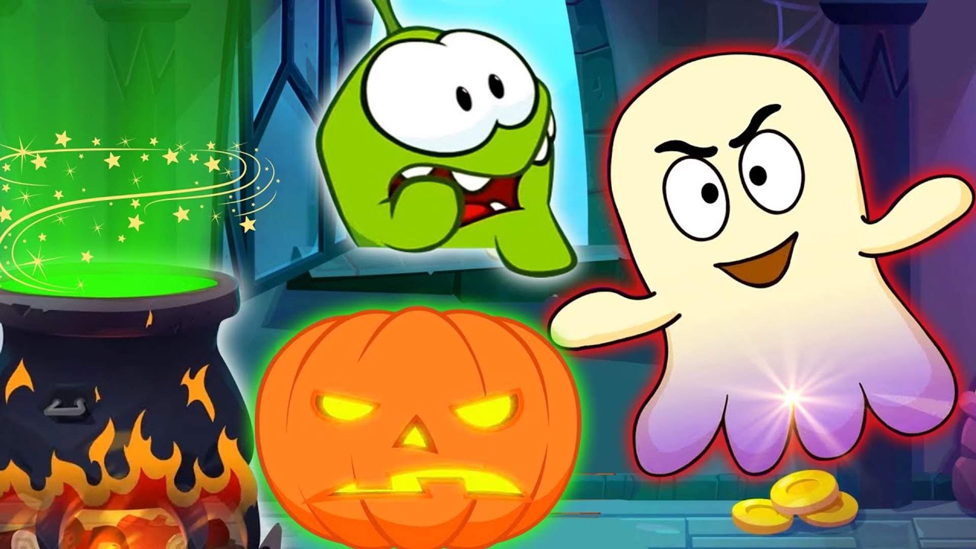 Om Nom Stories - Halloween Horror Nights - Funny cartoons for kids – Видео  Dailymotion