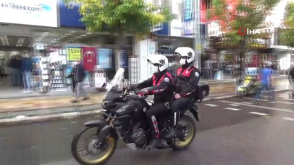 Vaka artış oranı yüzde 99 olan Düzce'de polis maske denetimi yaptı