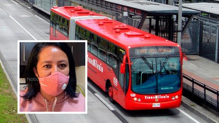 Mujer narra atraco del que fue víctima con su hija en Transmilenio