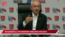 Kemal Kılıçdaroğlu KYK mağduru gençlerle buluştu